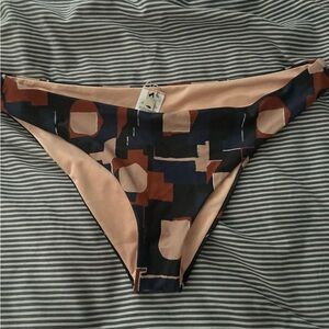 Madewell swim bottoms geo design